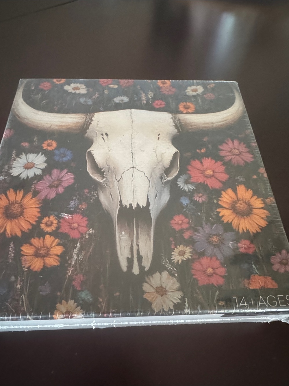 New wildflower skull 1000 piece  puzzle for adults